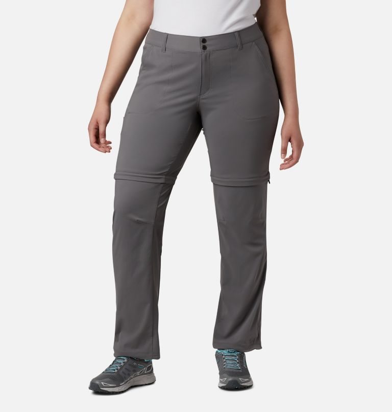 Pantaloni Columbia Saturday Trail II Convertible Dama Gri | Plus Size URM7S8A10